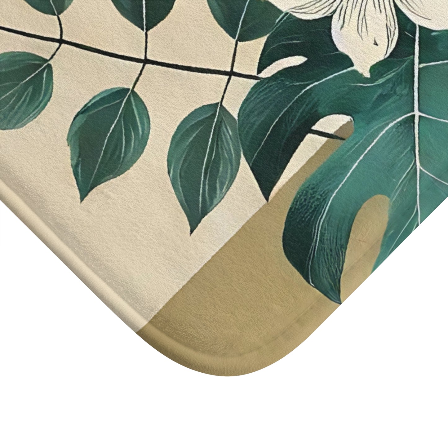 Tropical Botanical Bath Mat