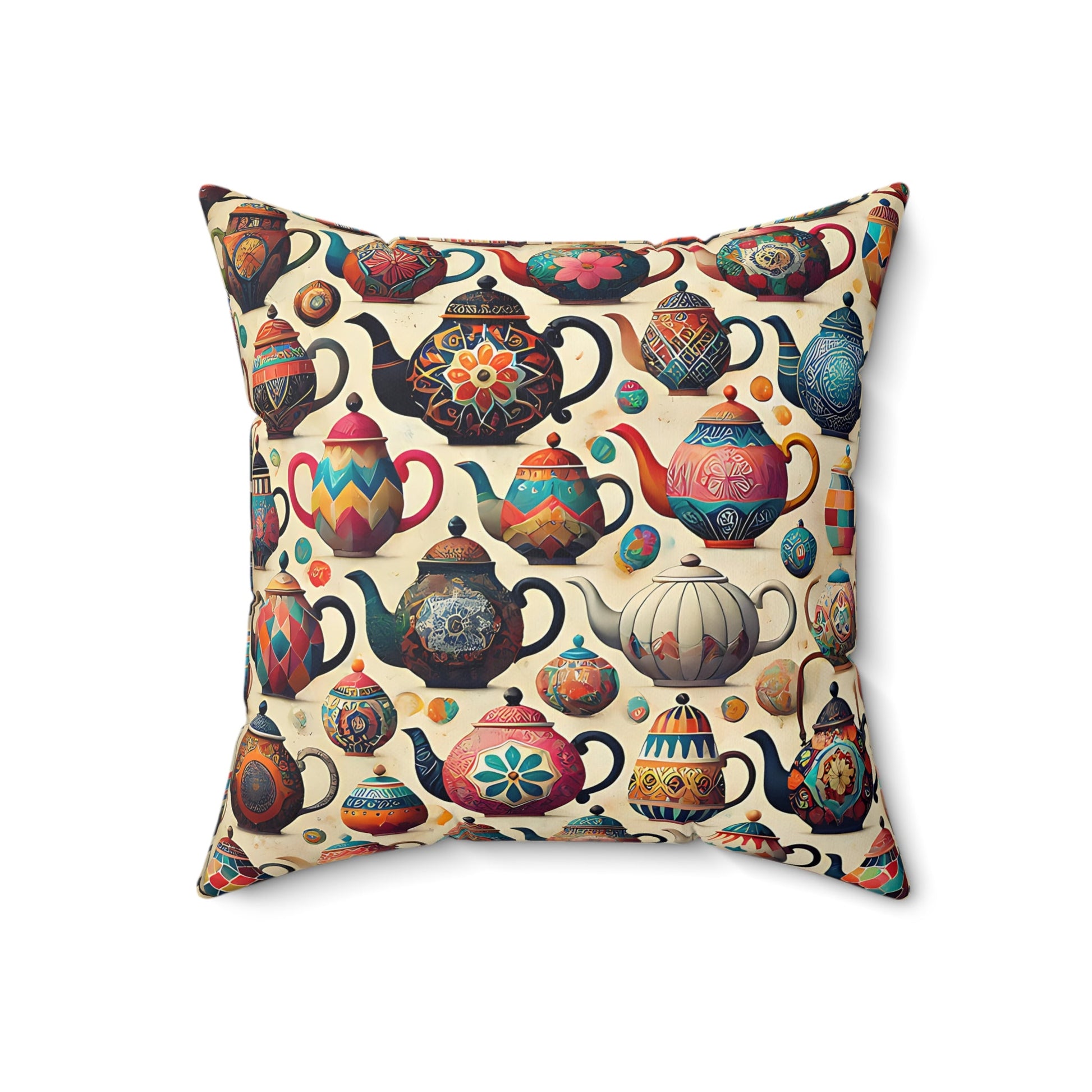 Teapot Collection Pillow