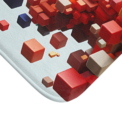 Colorful Geometric Bath Mat