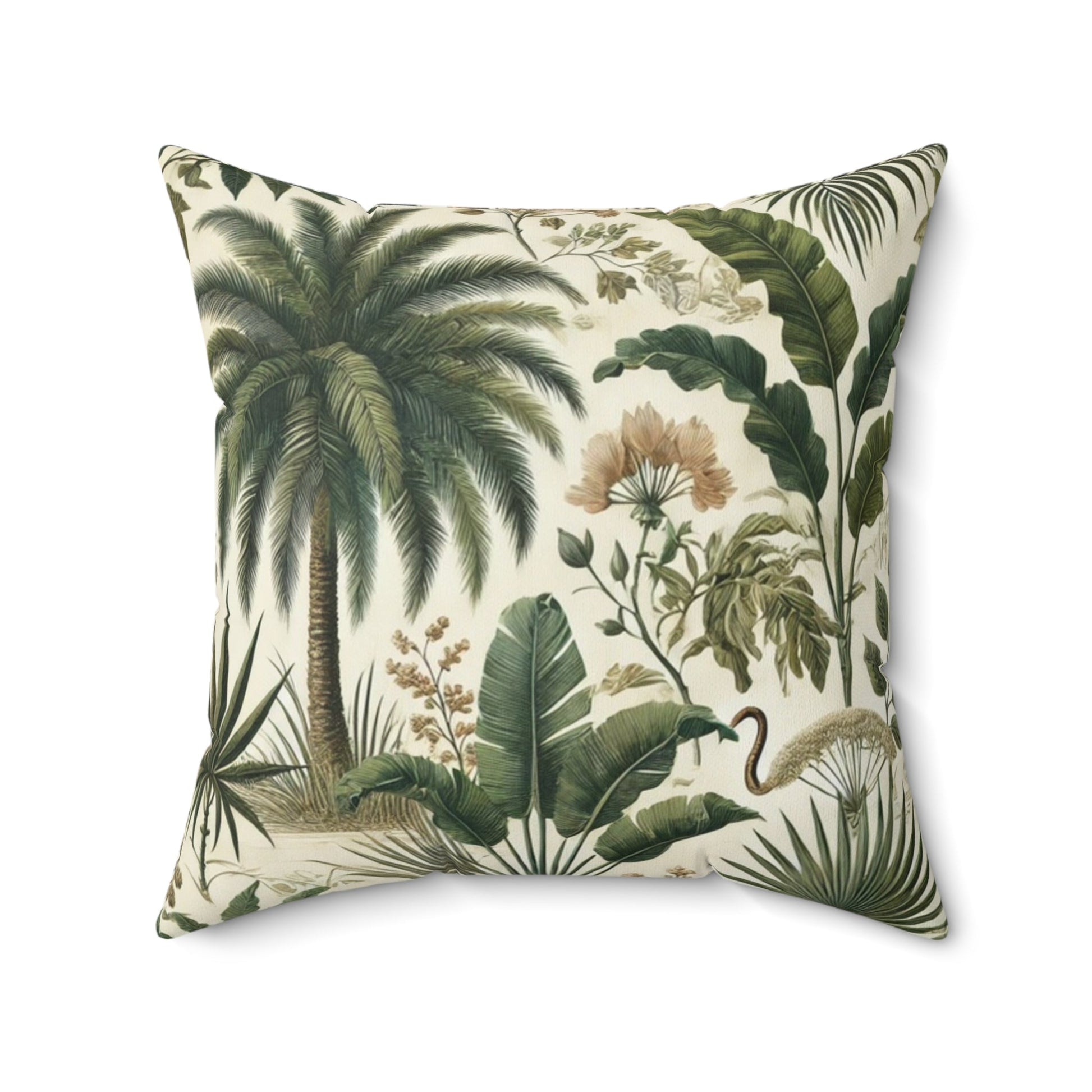 Palm Tree Garden Pillow