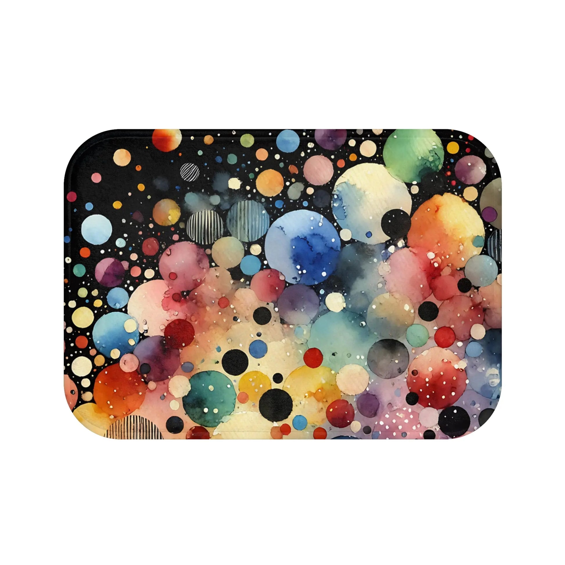 Colorful Cosmic Bath Mat