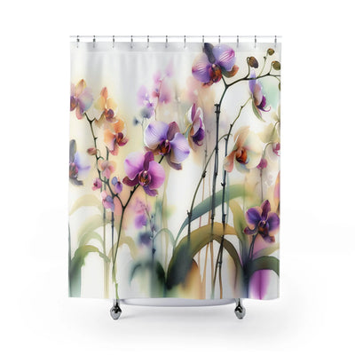 Orchid Flower Shower Curtain