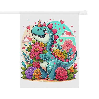 Whimsical Dino Garden Banner