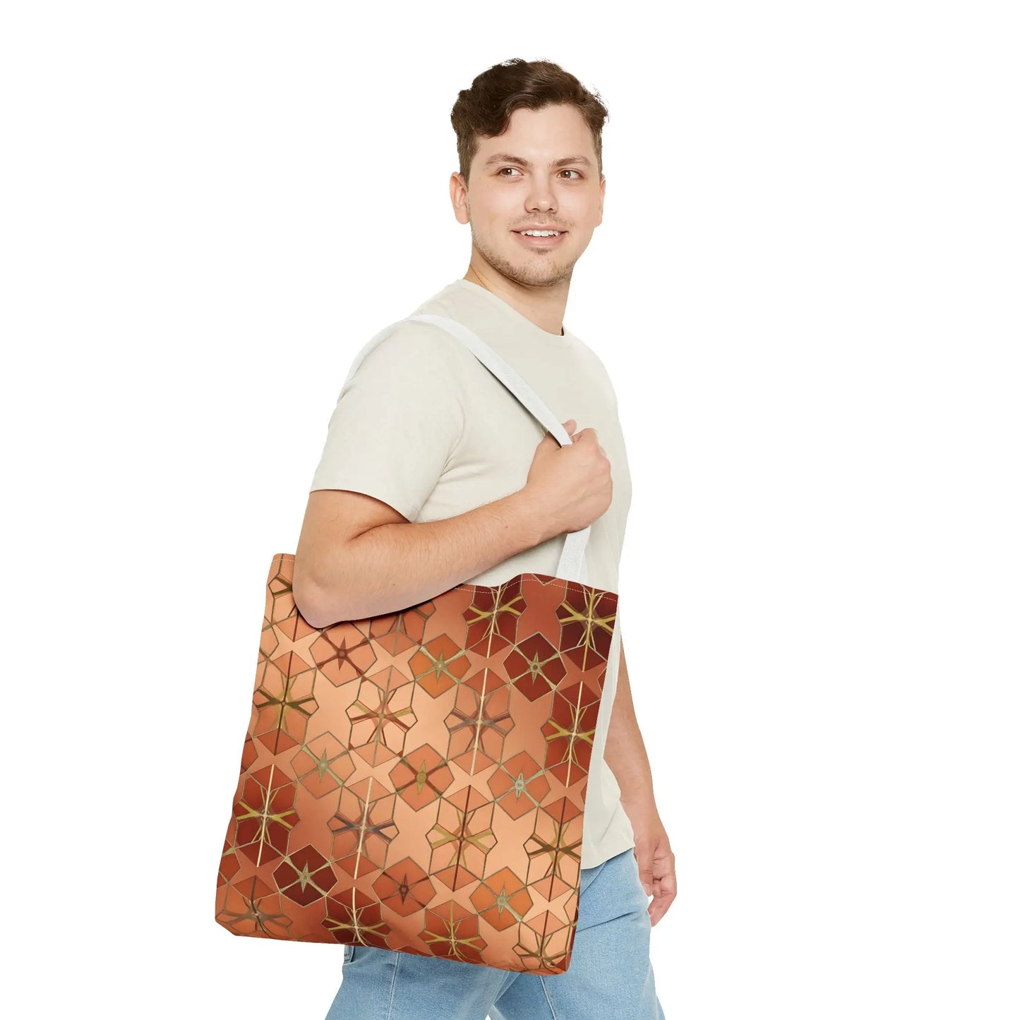 Geometric Moroccan Tile Tote