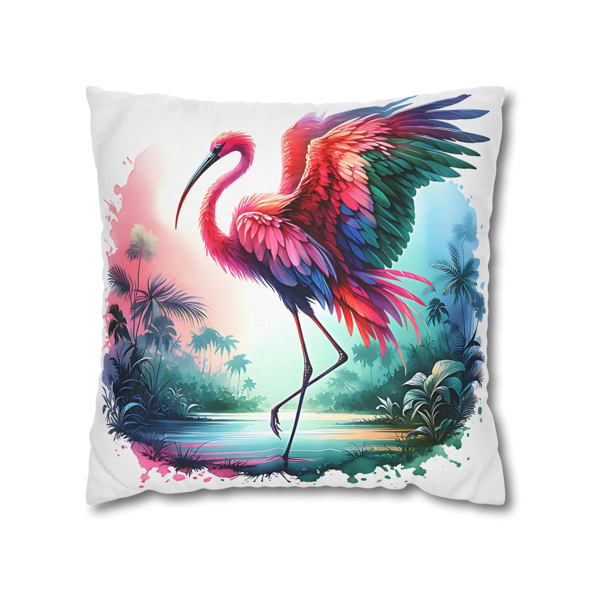 Tropical Flamingo Pillowcase
