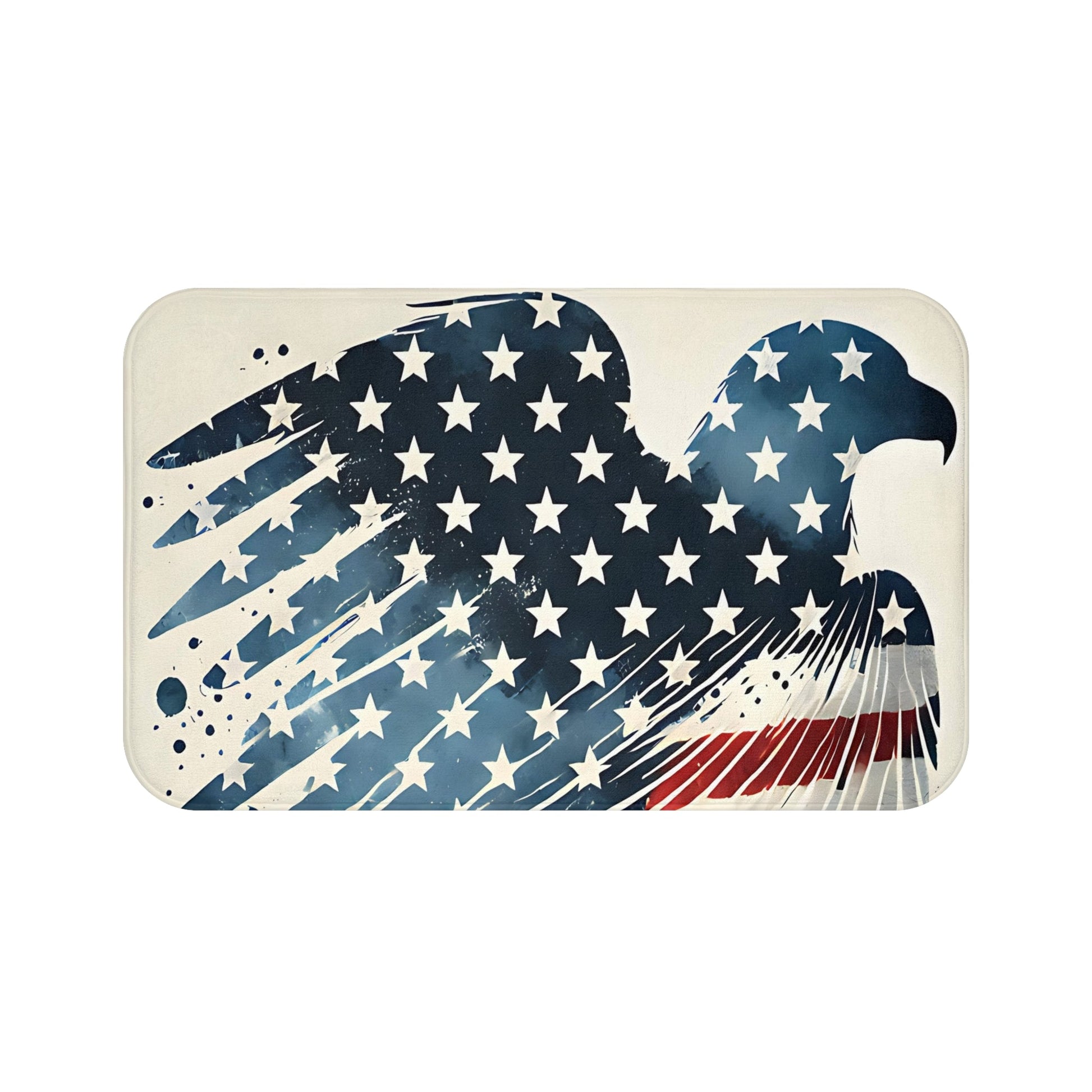 Patriotic Eagle Bath Mat