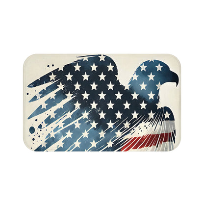 Patriotic Eagle Bath Mat