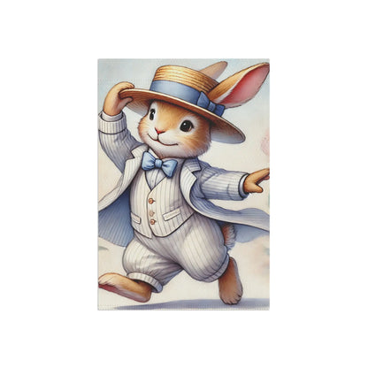 Banner Easter Bunny Dressd in a Fancy Easter Suit Strutting...