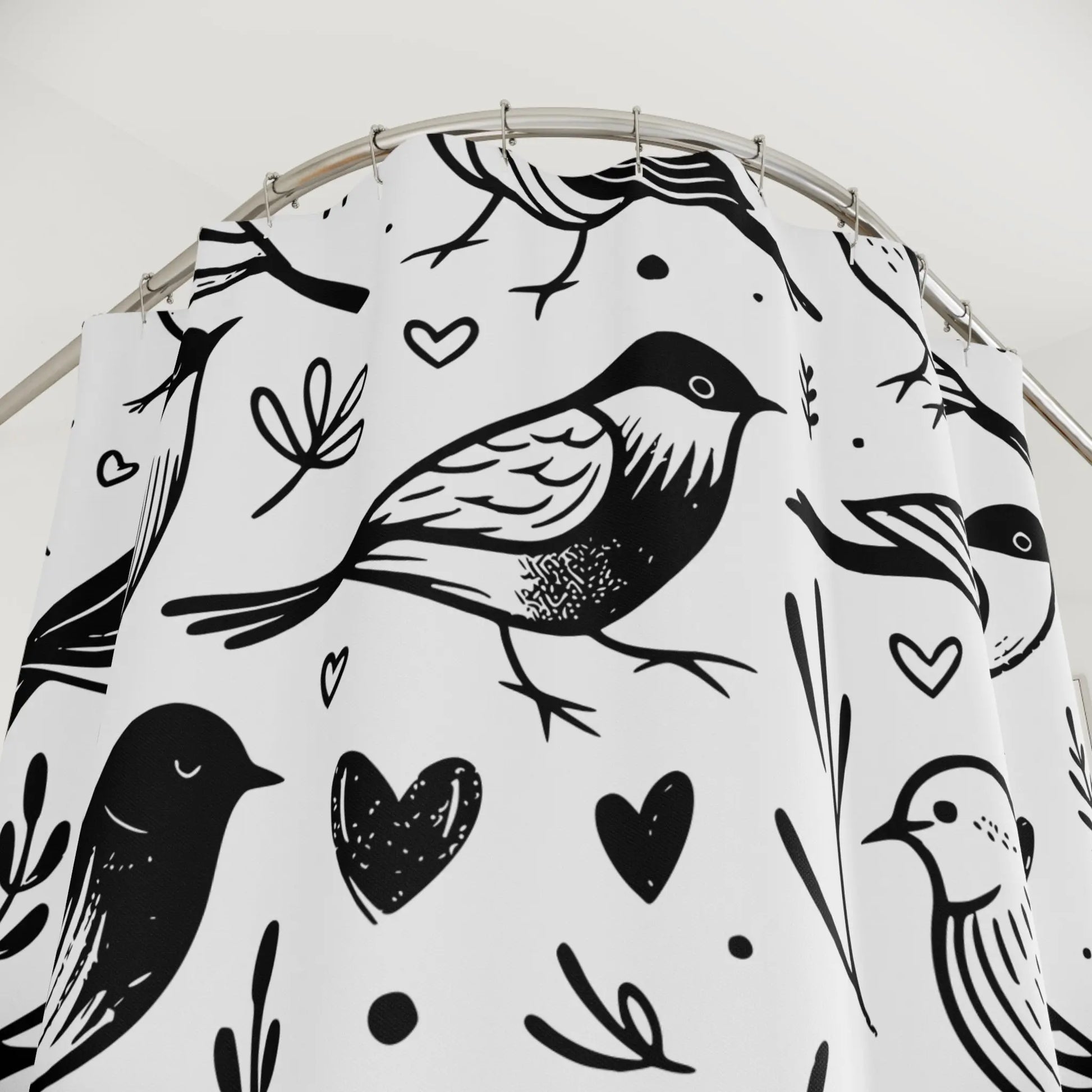 Whimsical Bird Shower Curtain