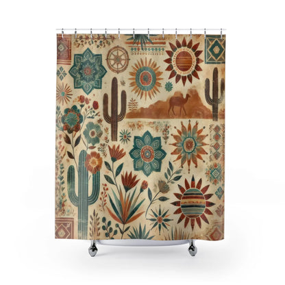 Bohemian Desert Shower Curtain