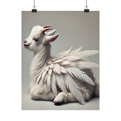 Whimsical Goat Art Print