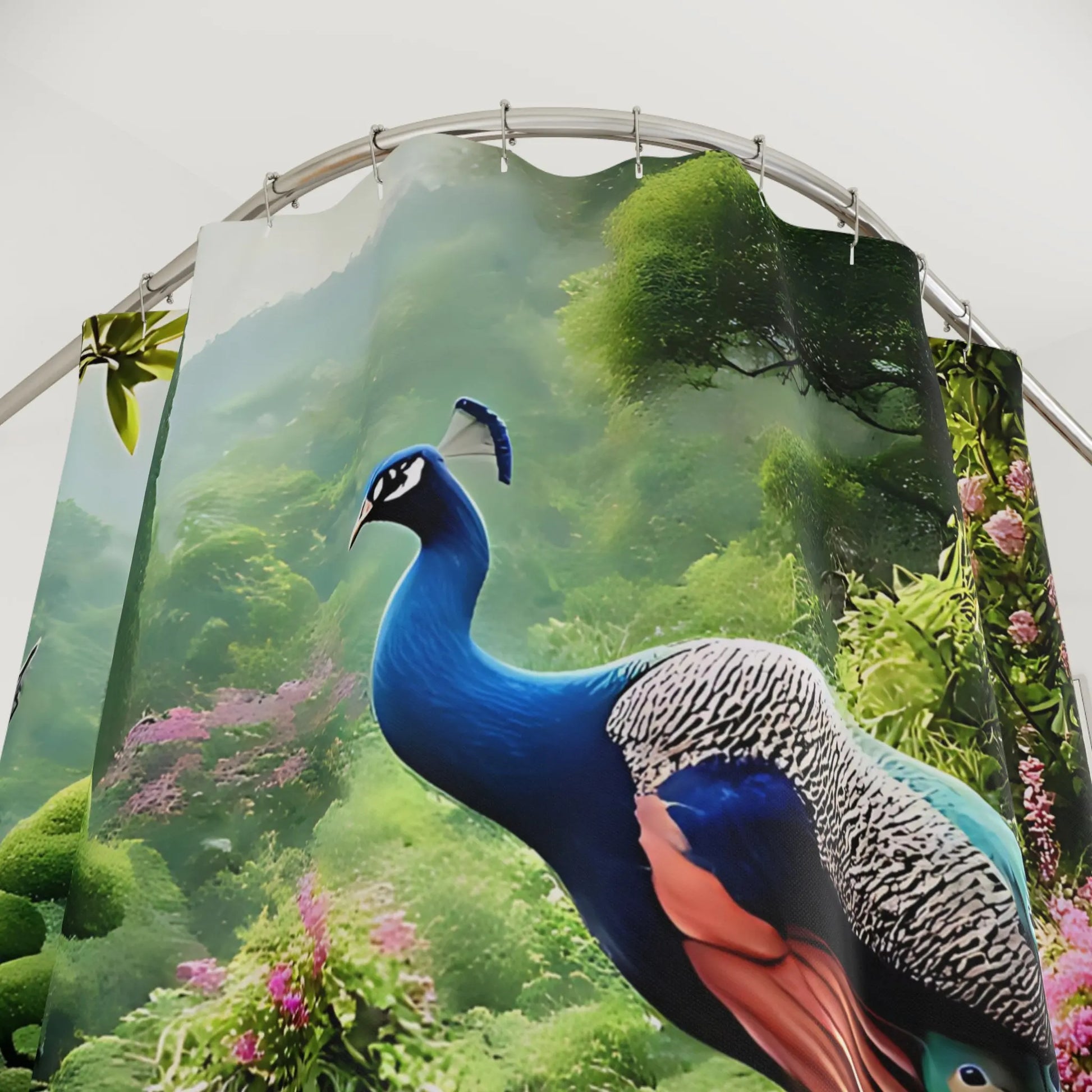 Peacock Paradise Shower Curtain