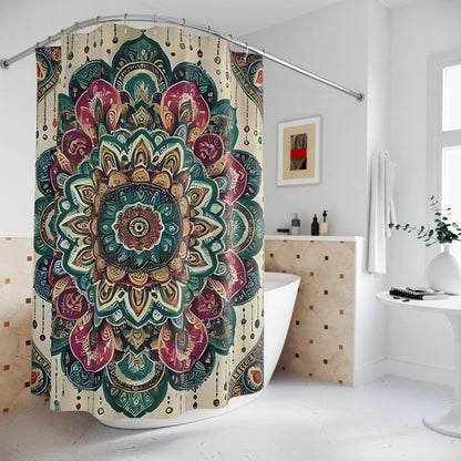 Bohemian Mandala Shower Curtain