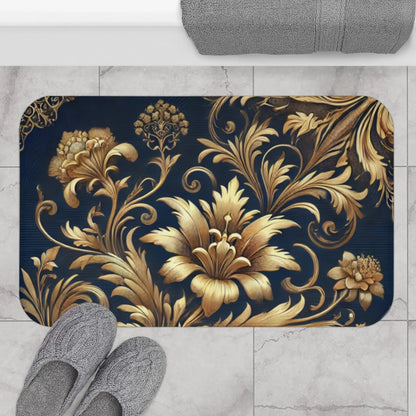 Elegant Floral Bath Mat