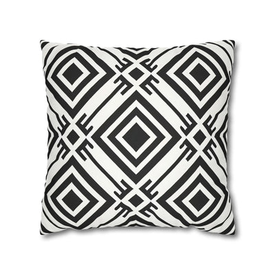 Geometric Black and White Pillowcase