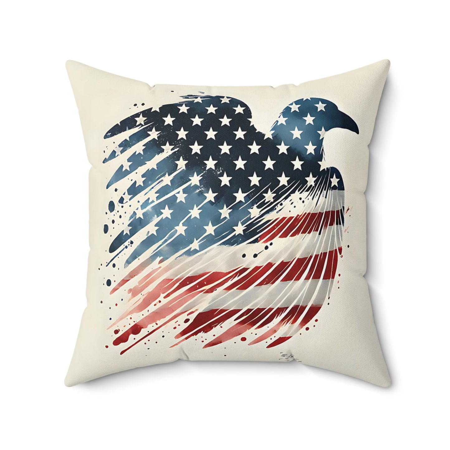 Patriotic Eagle Pillow