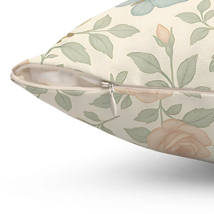 Botanical Rose Garden Pillow