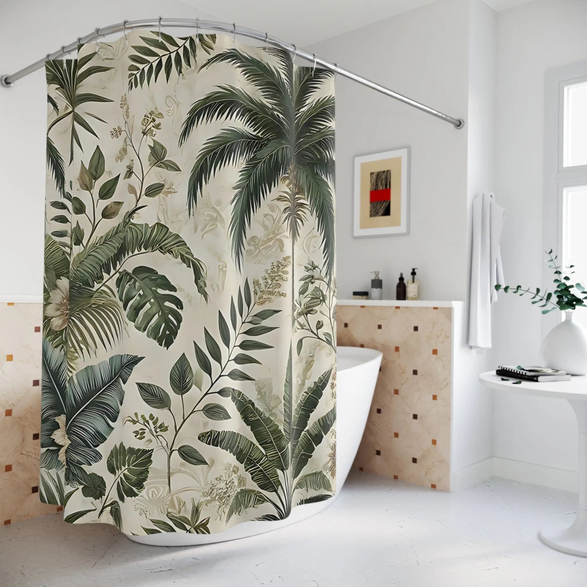 Tropical Vibe Shower Curtain