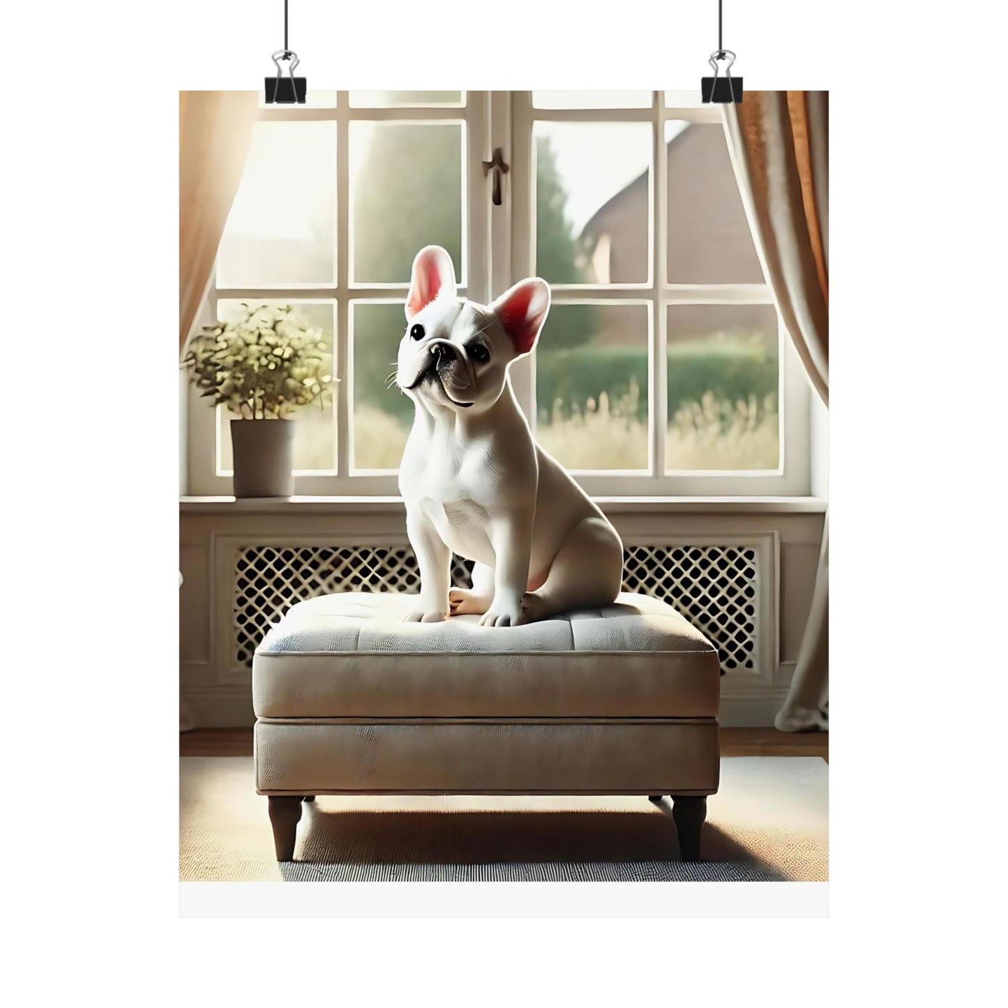 French Bulldog Matte Vertical Poster