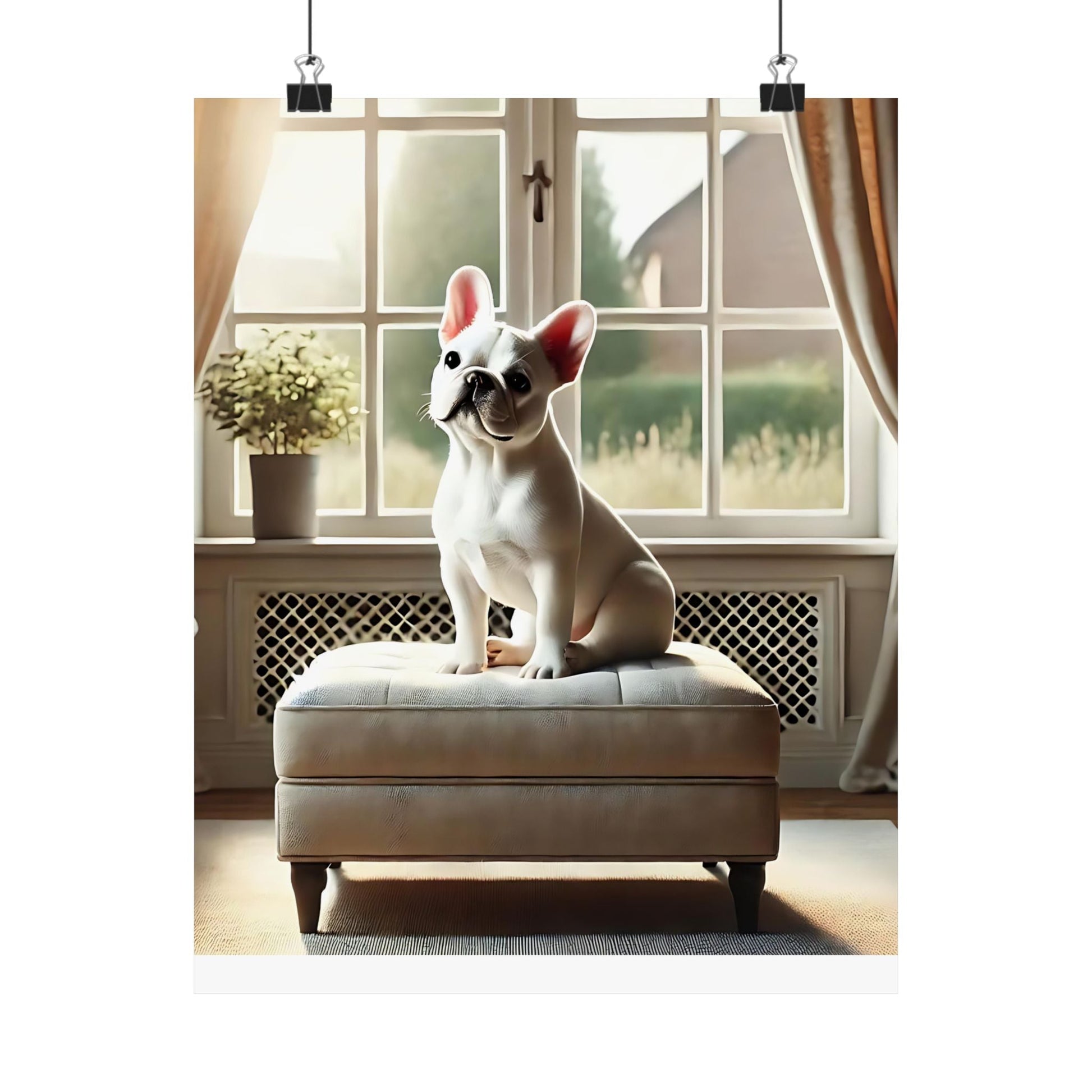 French Bulldog Matte Vertical Poster