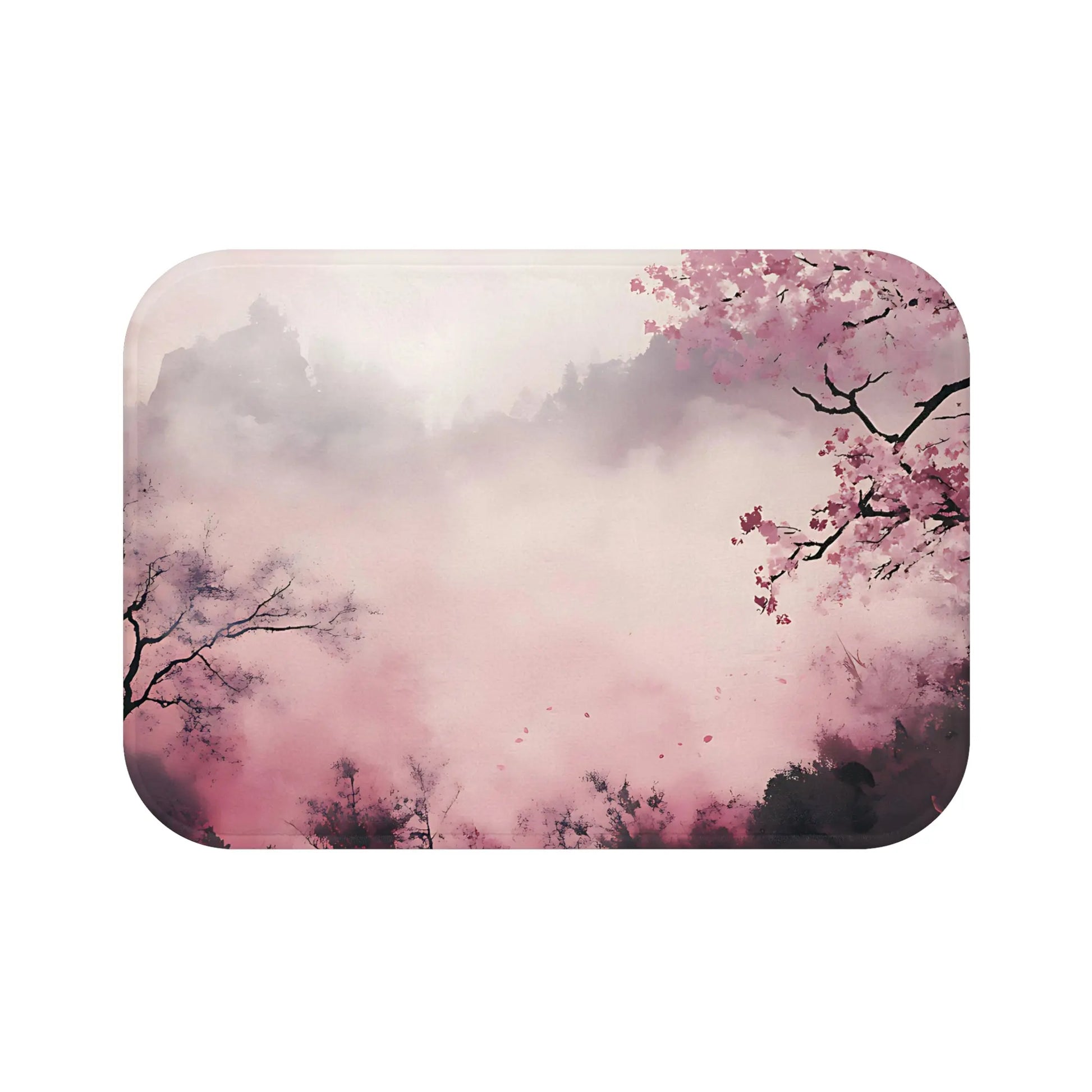 Serene Cherry  Blossom Bath Mat