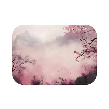 Serene Cherry  Blossom Bath Mat