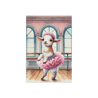 Ballet Lamb Garden Flag
