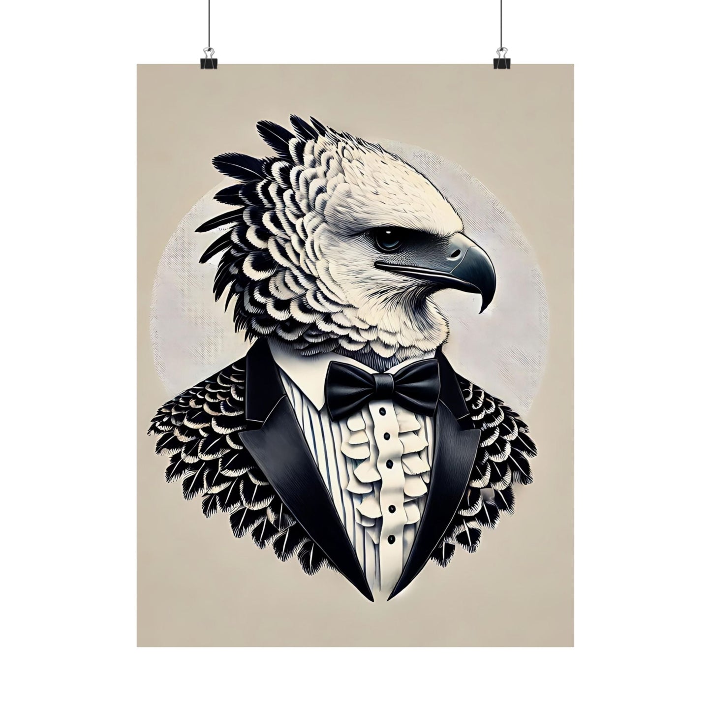 Elegant Harpy Eagle Poster