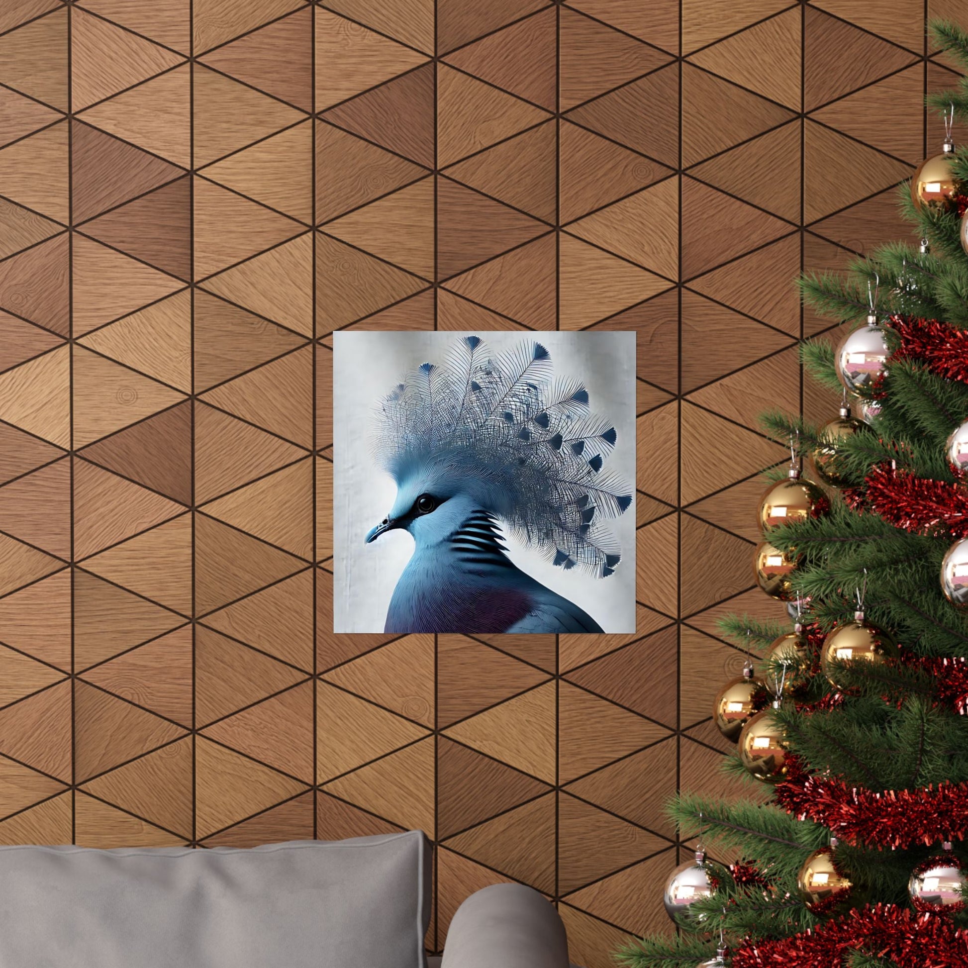 Artistic Bird Print Poster