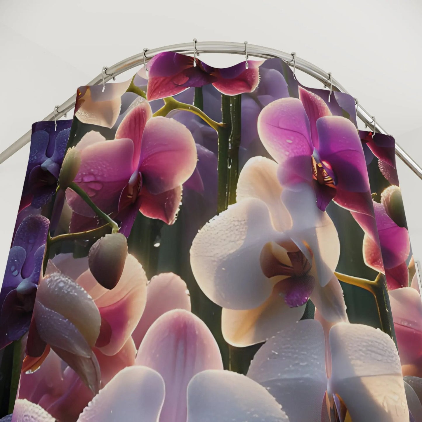 Lavender Orchid Shower Curtain
