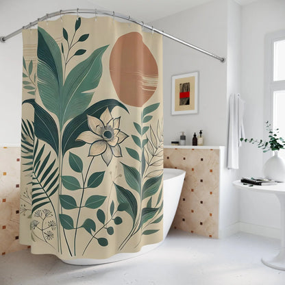 Stylish Botanical Shower Curtain