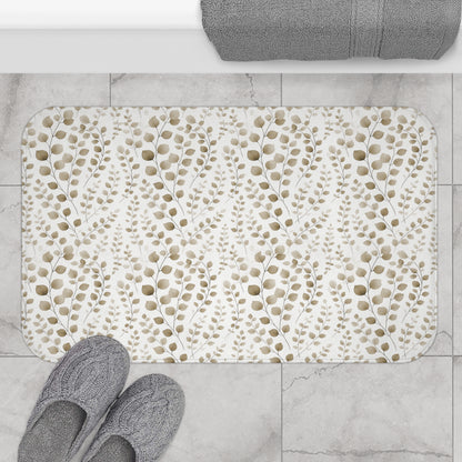 Boho Floral Bath Mat