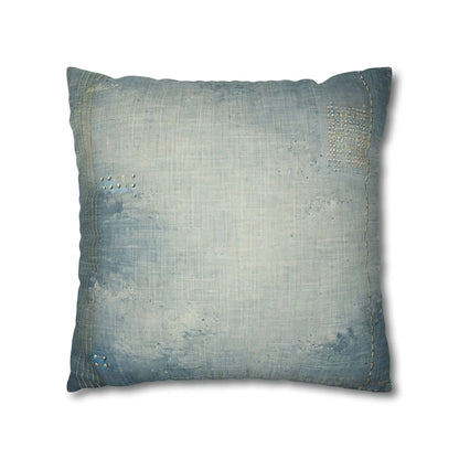 Distressed Denmin Square Pillowcase