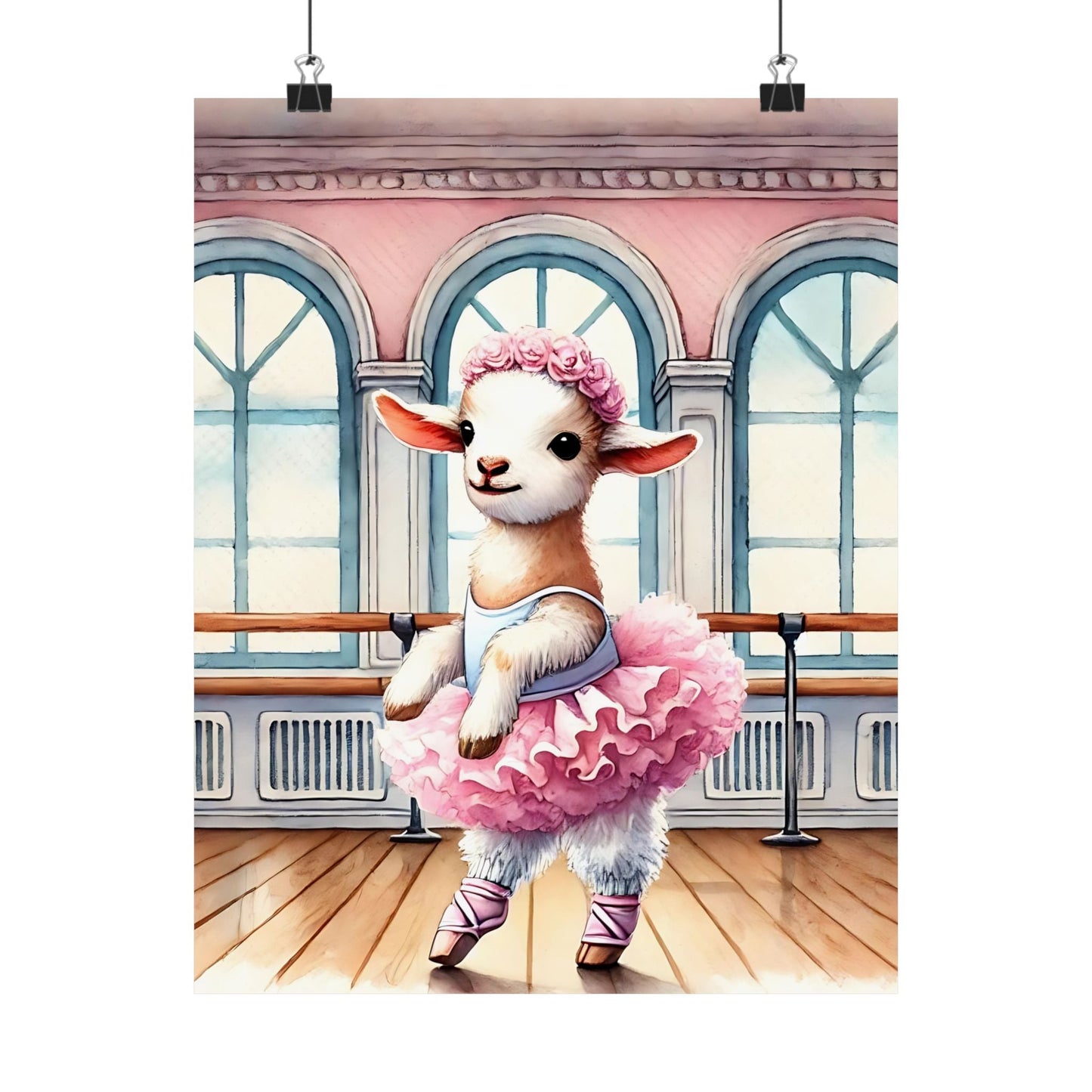 Ballet Lamb Vertical Poster