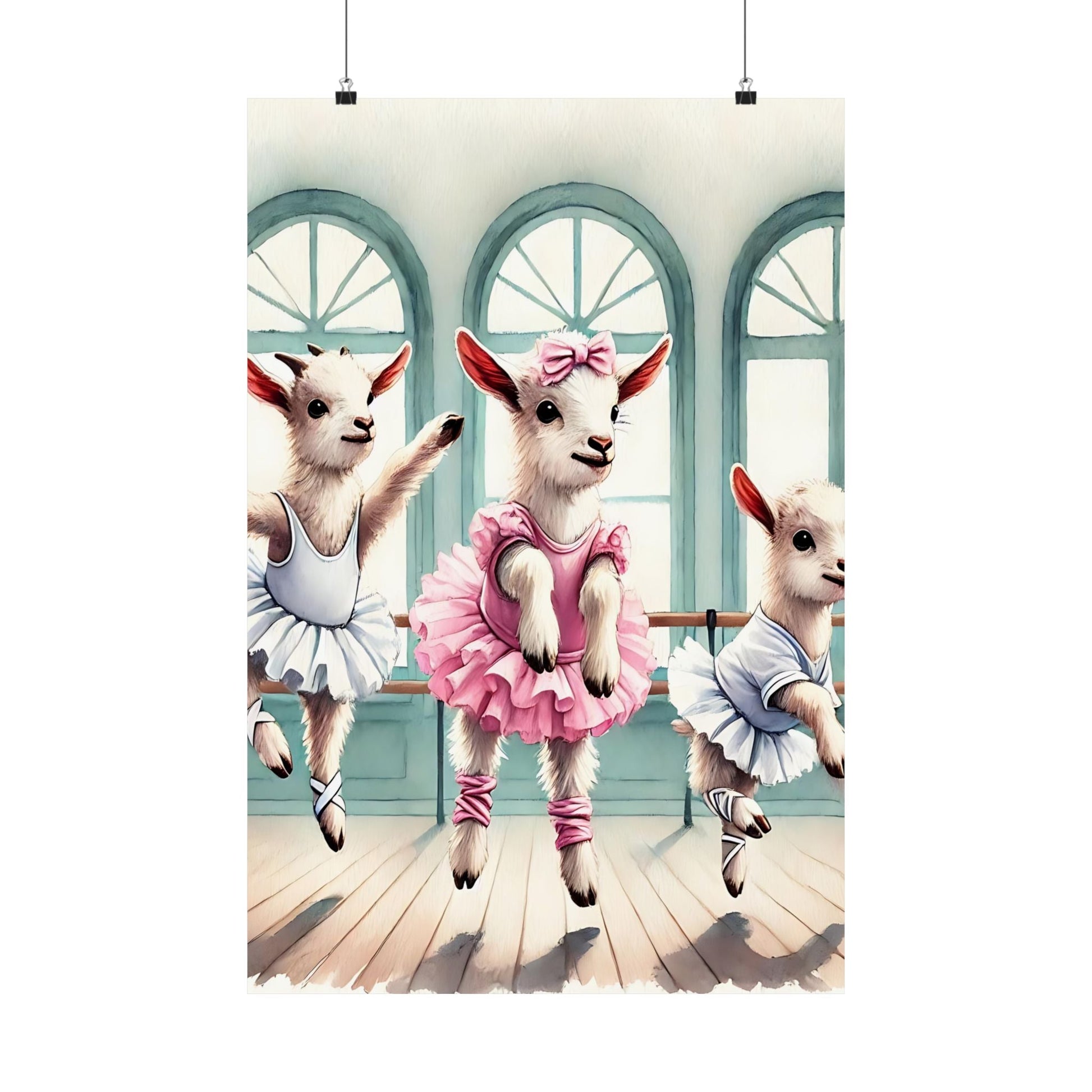 Ballet Goat Art Print