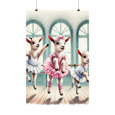 Ballet Goat Art Print