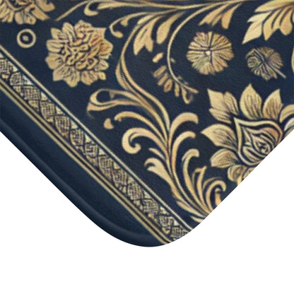Elegant Floral Bath Mat