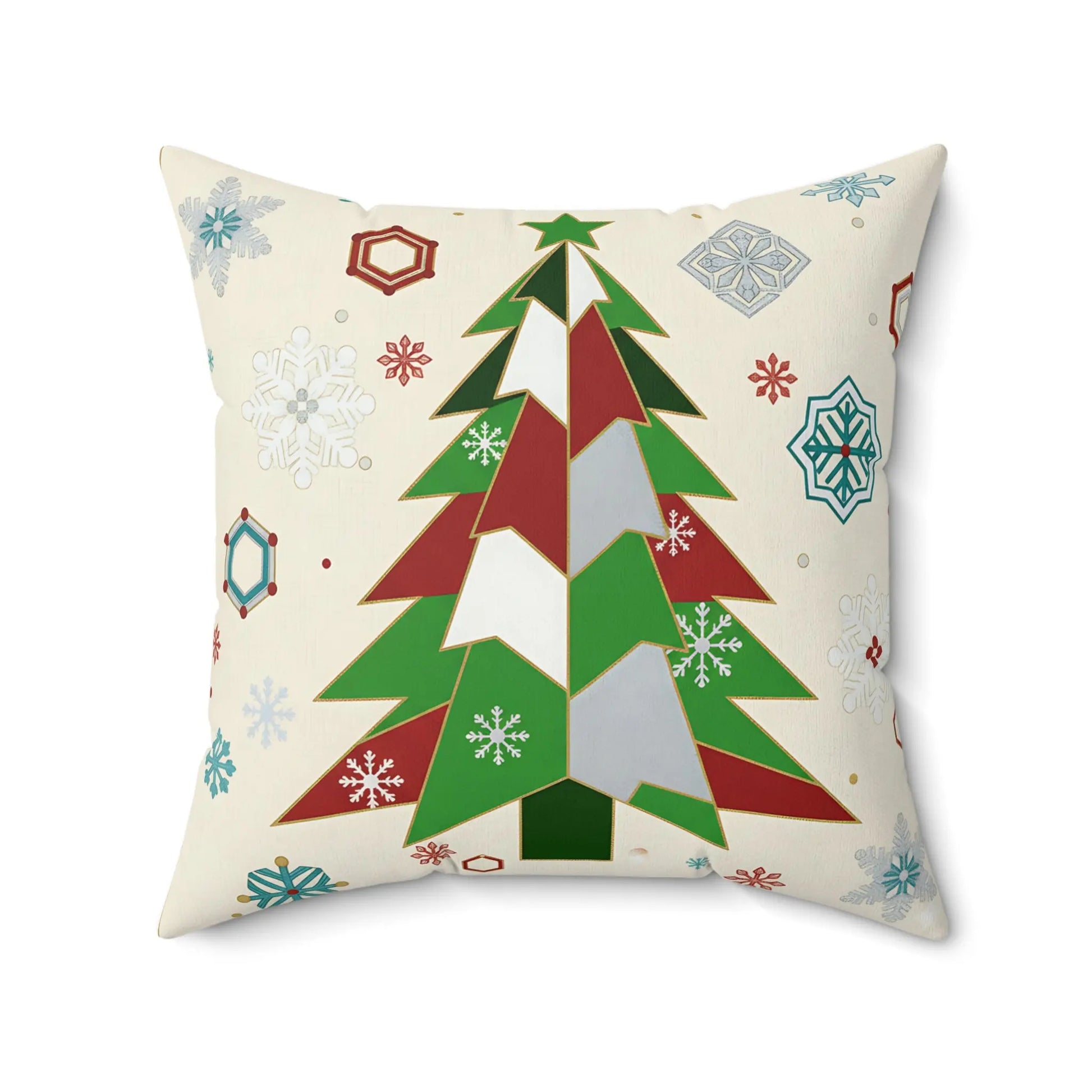 Modern Festive Holiday Pillow Cover