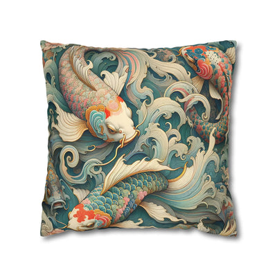 Beautiful Japanese Koi Fish Pillowcase