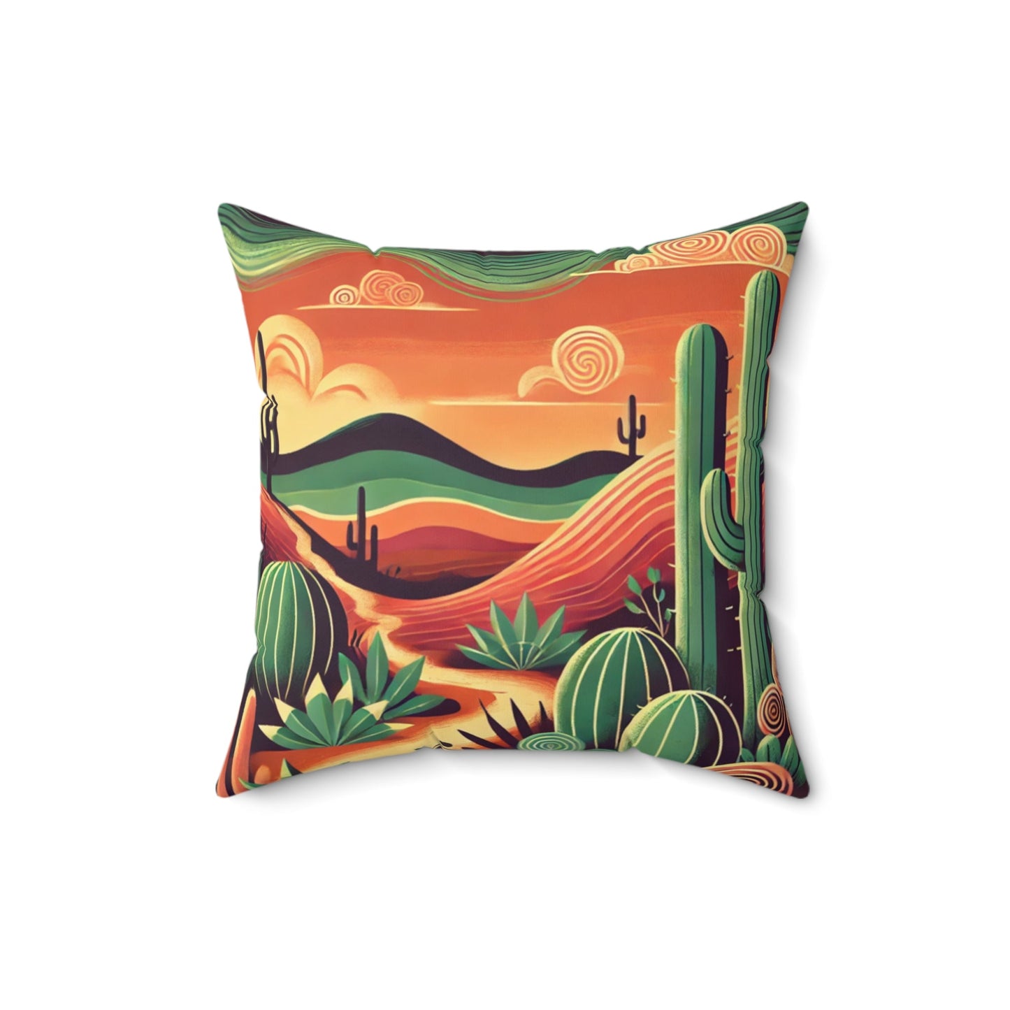 Desert Vibes Throw Pillow