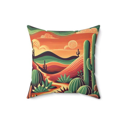 Desert Vibes Throw Pillow