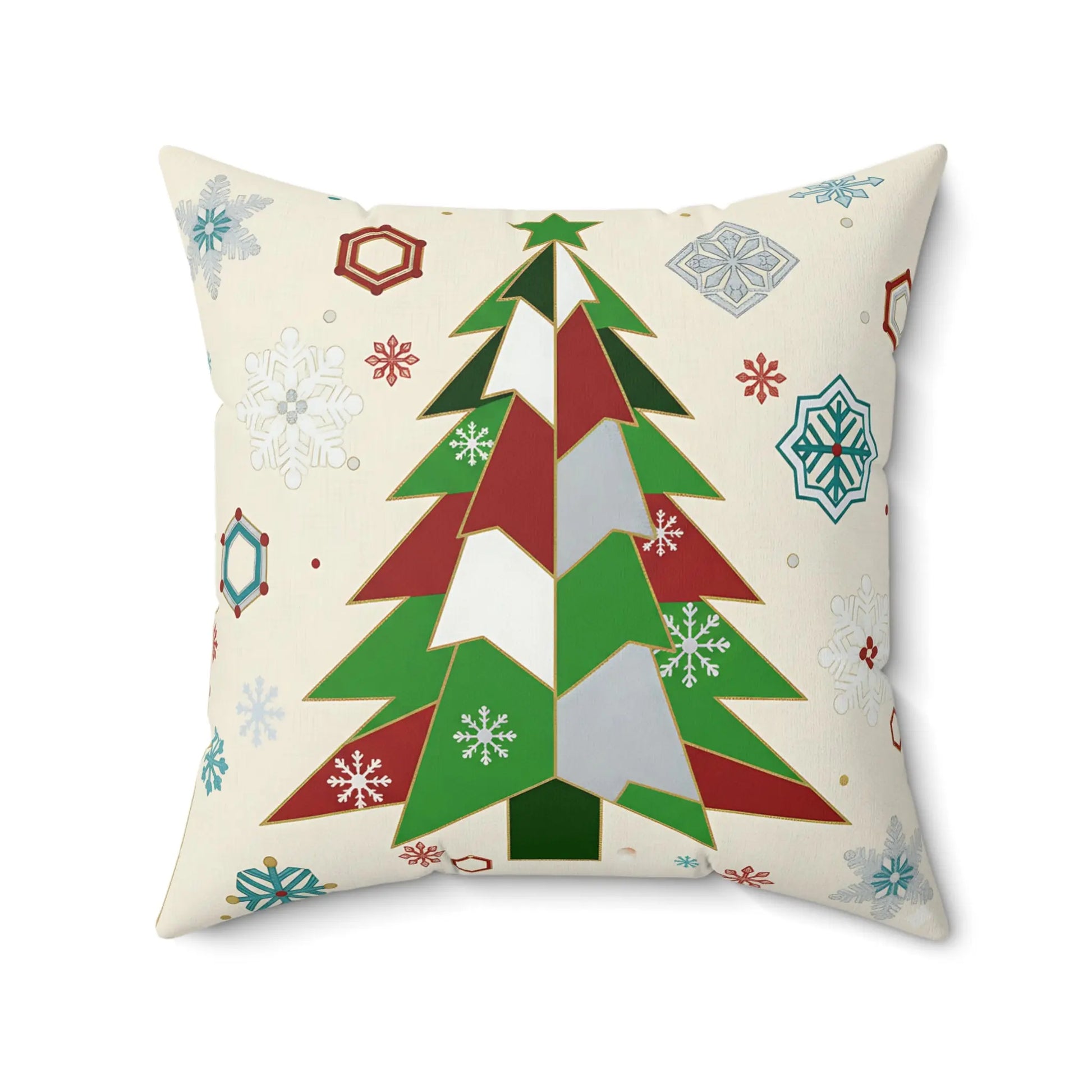 Modern Festive Holiday Pillow Cover