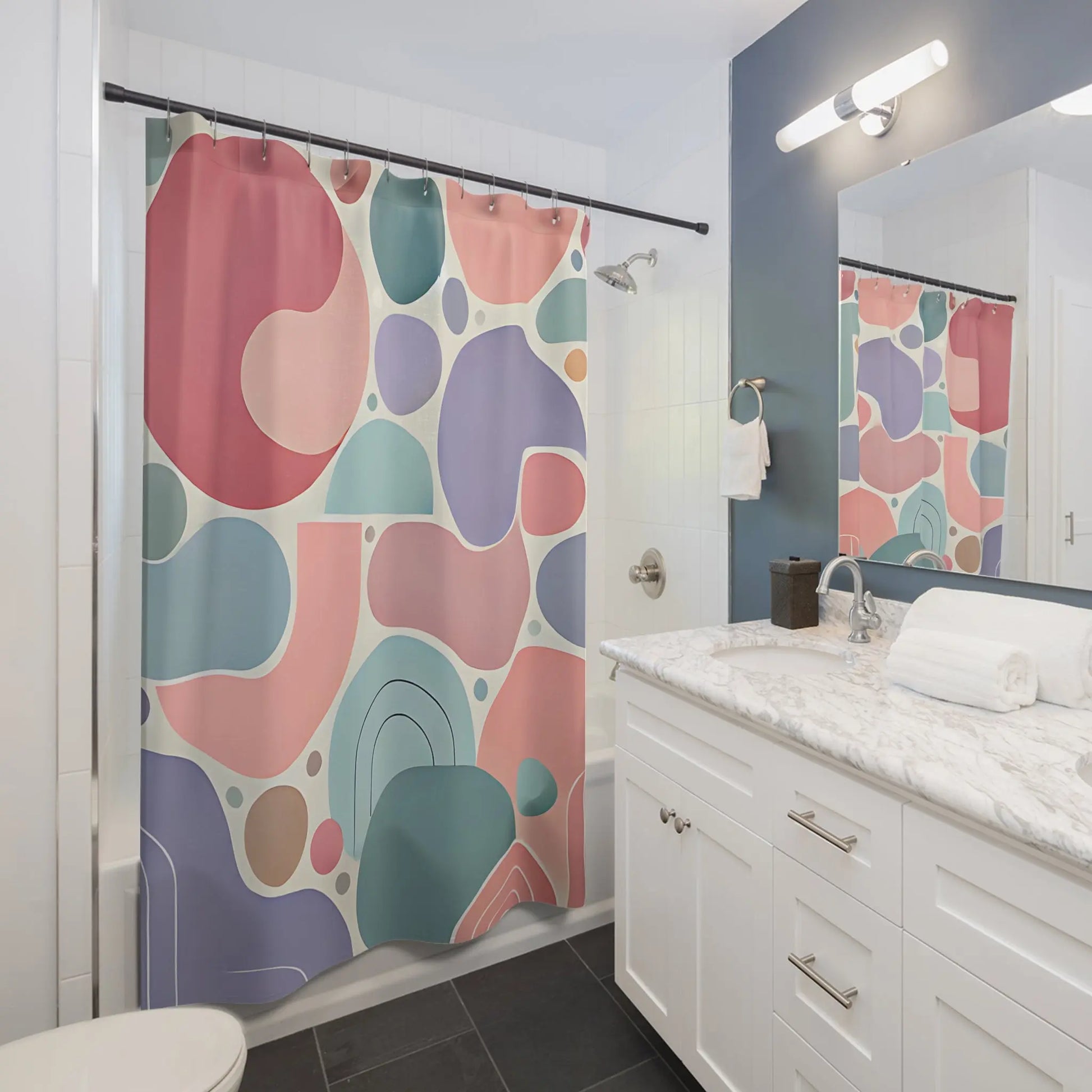 Colorful Abstract Shower Curtain