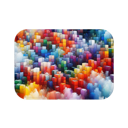 Colorful Abstract Bath Mat