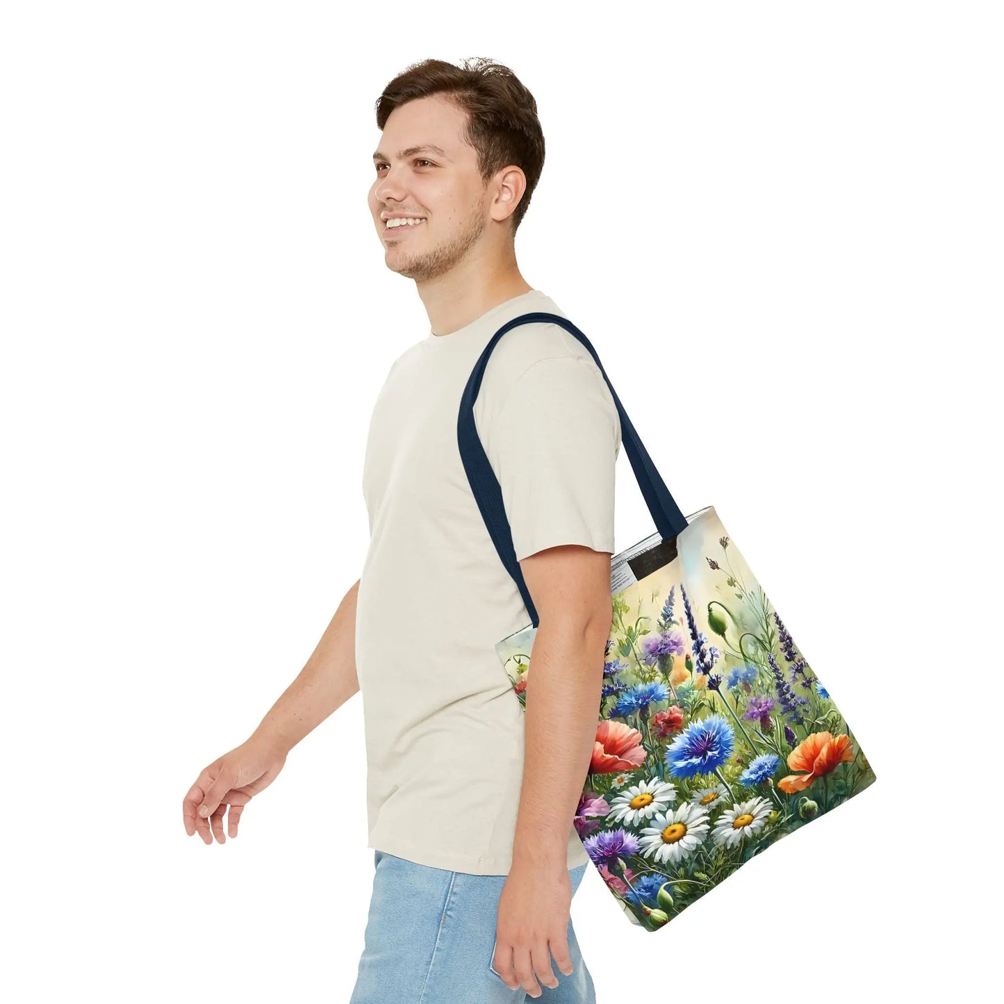 Vibrant Floral Tote Bag