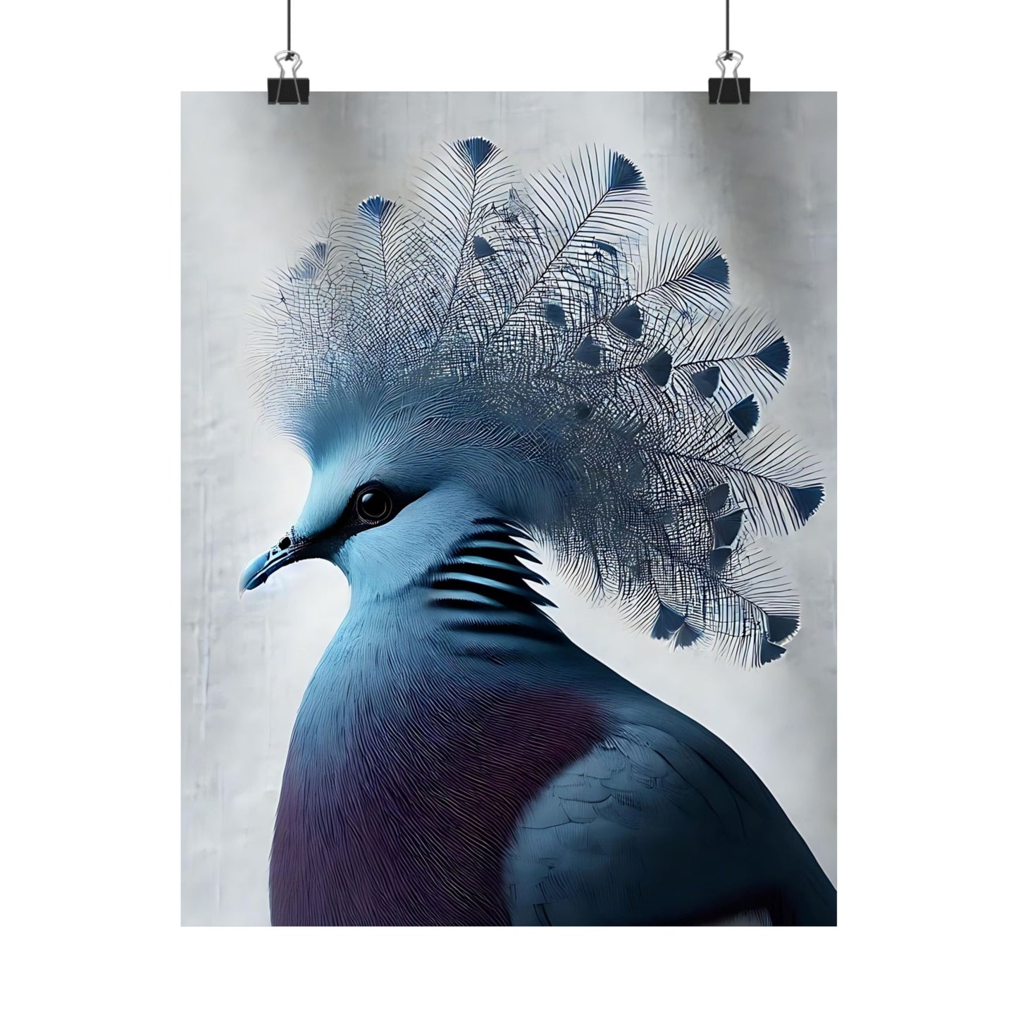 Artistic Bird Print Poster