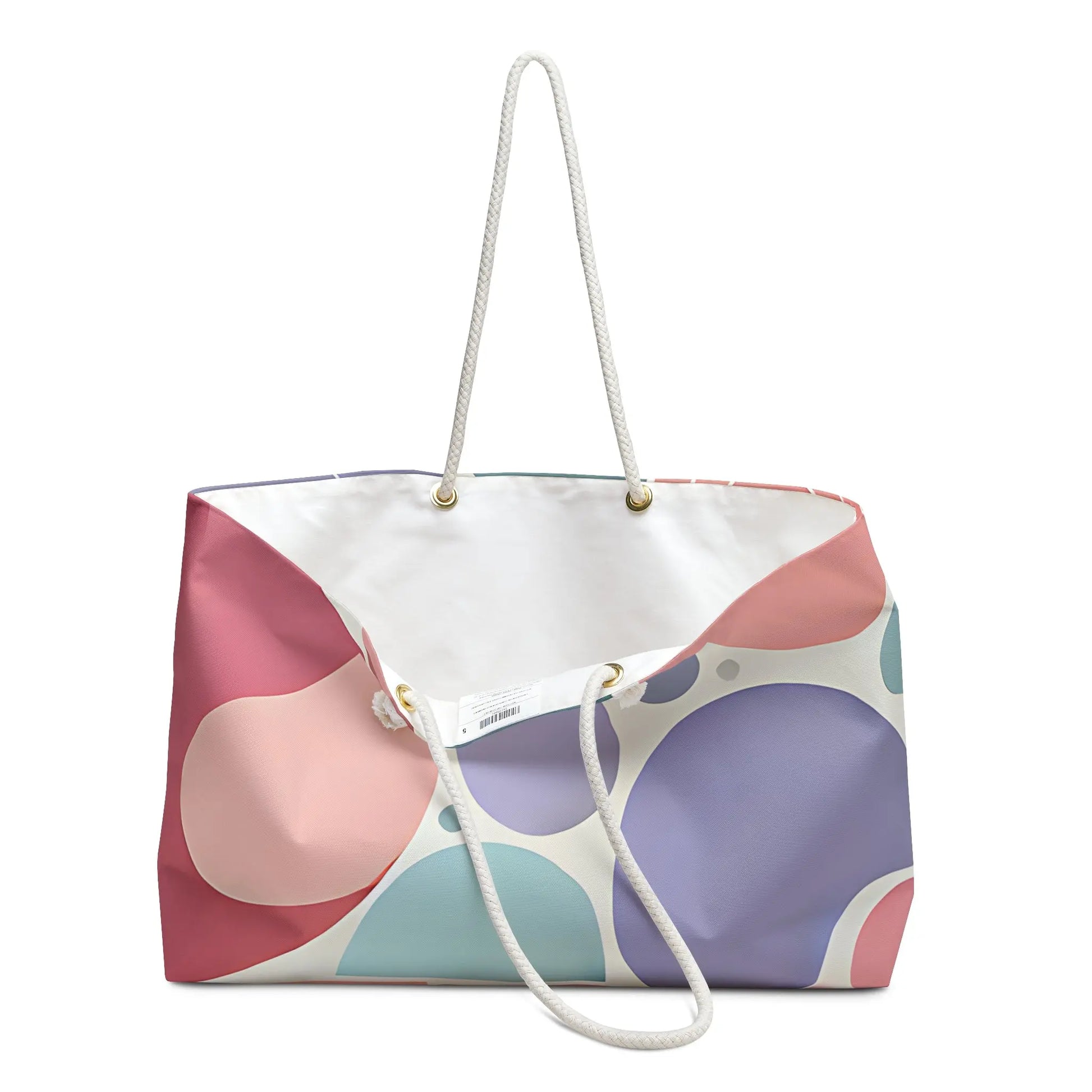 Colorful Geometric Weekender Bag