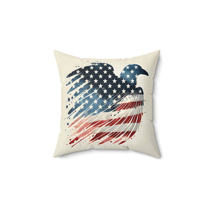 Patriotic Eagle Pillow