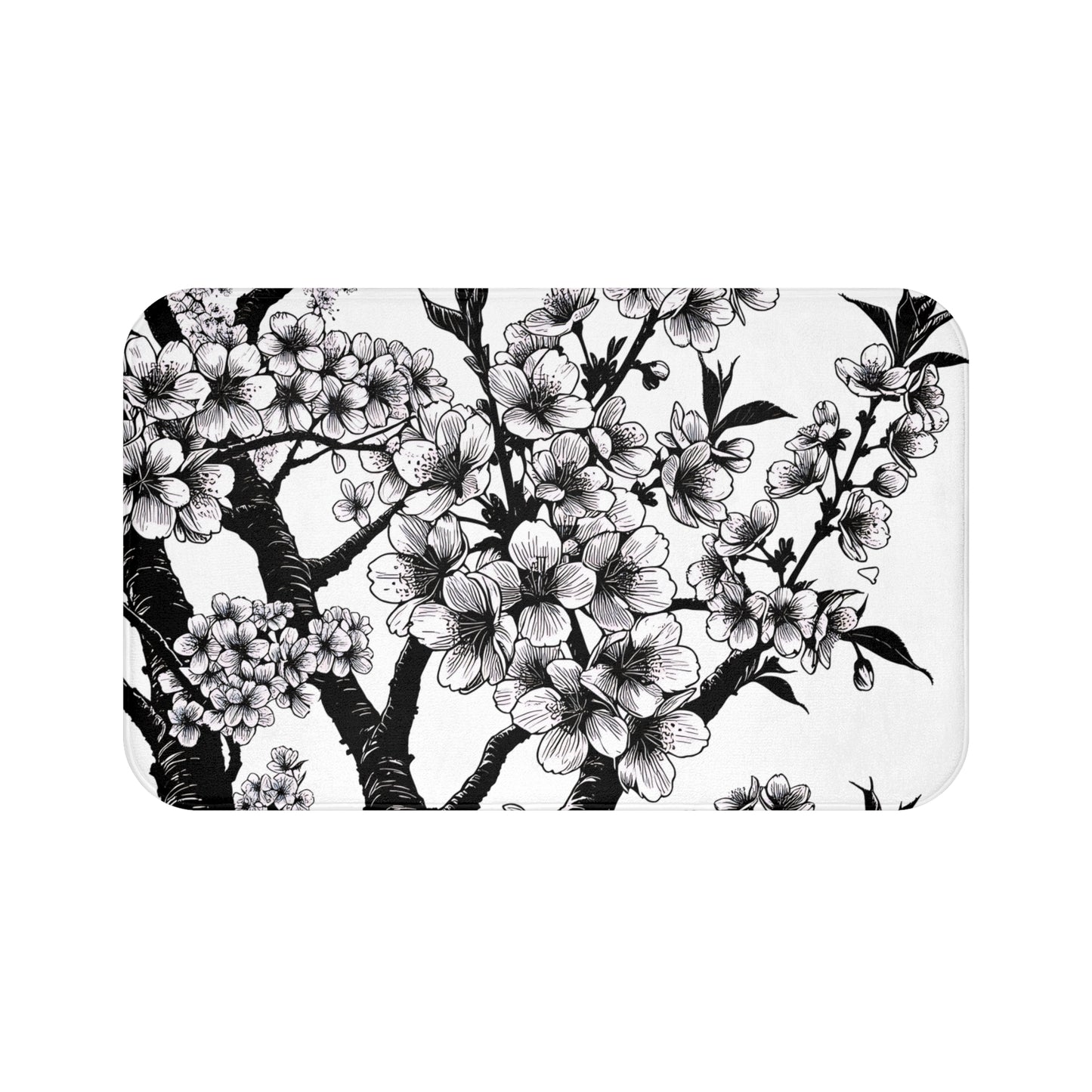 Chic Floral Bath Mat