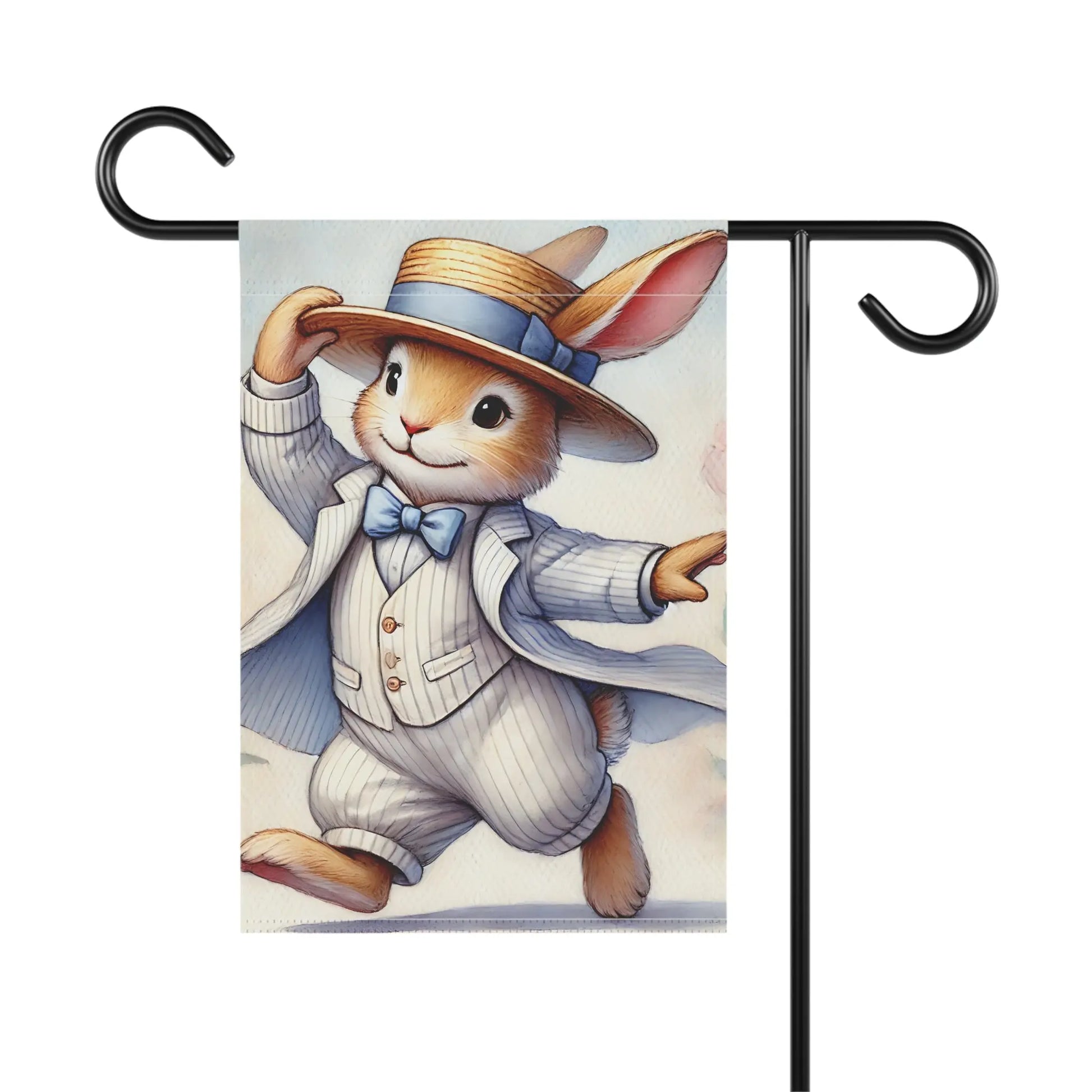 Banner Easter Bunny Dressd in a Fancy Easter Suit Strutting...